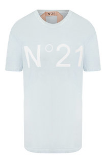 Хлопковая футболка No. 21