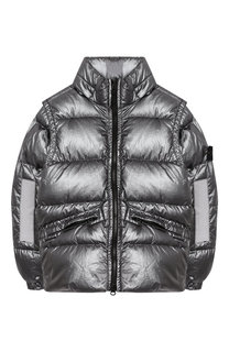 Пуховая куртка со съемными рукавами Stone Island