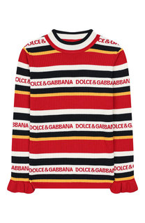 Пуловер из хлопка и кашемира Dolce & Gabbana