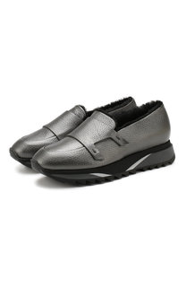 Кожаные лоферы Santoni