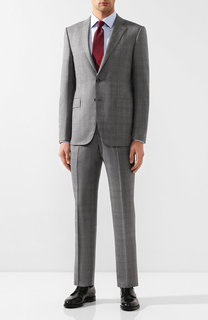 Костюм из смеси шерсти и шелка Ermenegildo Zegna