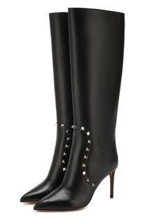 Кожаные сапоги Valentino Garavani Rockstud Valentino