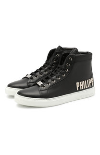 Кожаные кеды Philipp Plein
