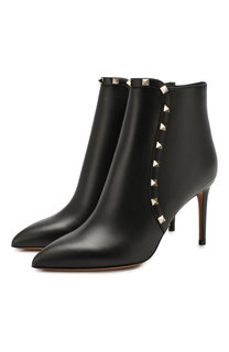Кожаные ботильоны Valentino Garavani Rockstud Valentino
