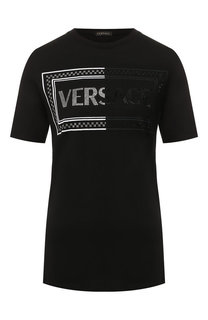 Хлопковая футболка Versace