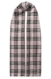 Шарф из смеси шерсти и шелка Burberry