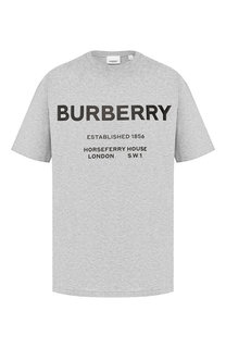 Хлопковая футболка Burberry