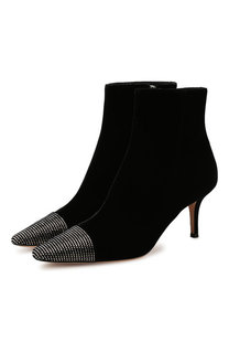 Замшевые ботильоны Gianvito Rossi
