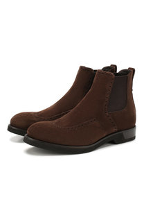Замшевые челси Ermenegildo Zegna