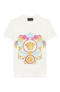 Хлопковая футболка Versace