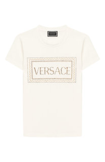 Хлопковая футболка Versace