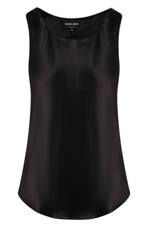 Шелковый топ Giorgio Armani
