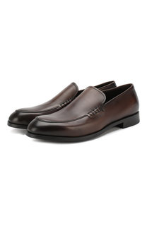 Кожаные лоферы Ermenegildo Zegna