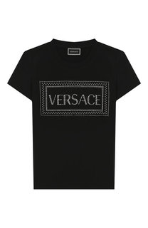 Хлопковая футболка Versace