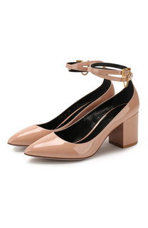 Кожаные туфли Valentino Garavani Tiny Chain Valentino