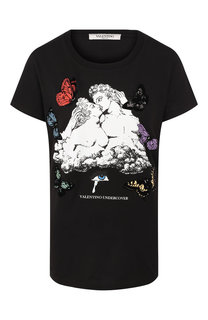 Хлопковая футболка Valentino