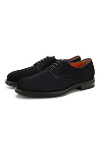 Замшевые дерби Santoni