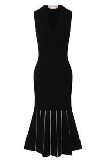 Платье из вискозы Alexander McQueen