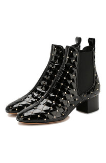 Кожаные ботильоны Valentino Garavani Rockstud Spike Valentino