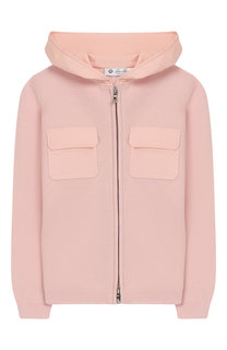 Шерстяной кардиган с капюшоном Loro Piana