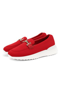 Текстильные лоферы Tod’s Tods