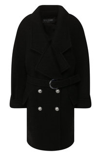 Шерстяное пальто Balmain