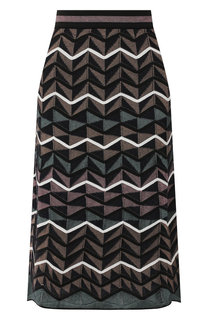 Юбка из смеси шерсти и хлопка M Missoni