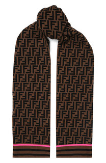 Шарф из смеси кашемира и шерсти Fendi