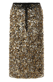 Юбка с пайетками Dries Van Noten
