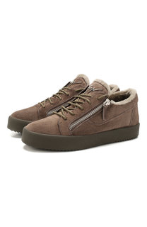 Замшевые кеды Frankie Winter Giuseppe Zanotti Design