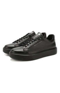 Кожаные кеды Philipp Plein