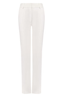 Брюки из смеси шерсти и вискозы Victoria Beckham