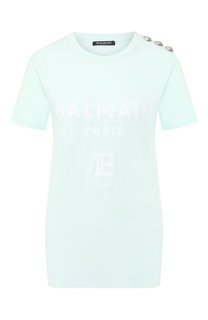 Хлопковая футболка Balmain