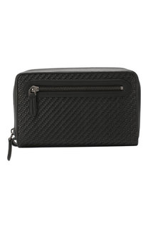 Кожаная борсетка Ermenegildo Zegna