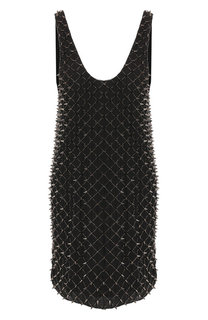 Шелковое платье Balmain