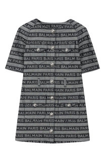Хлопковое платье Balmain