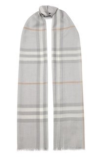 Шарф из смеси шерсти и шелка Burberry