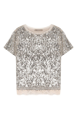 Топ с пайетками Ermanno Scervino