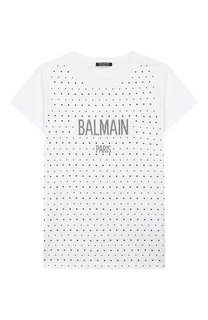 Хлопковая футболка Balmain