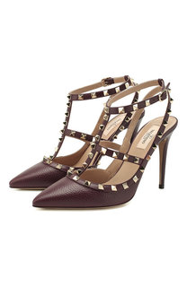 Кожаные туфли Valentino Garavani Rockstud Valentino