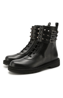 Кожаные ботинки Valentino Garavani Rockstud Valentino