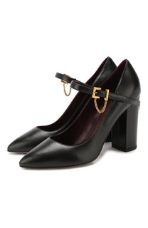 Кожаные туфли Valentino Garavani Tiny Chain Valentino