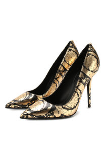 Кожаные туфли Barocco Versace
