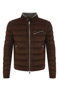 Замшевая куртка Moncler