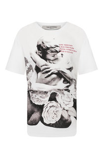 Хлопковая футболка Valentino
