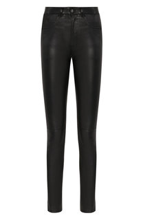Кожаные брюки Saint Laurent