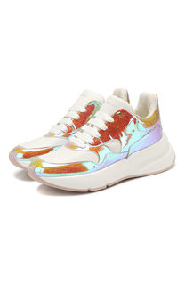 Кожаные кроссовки Alexander McQueen
