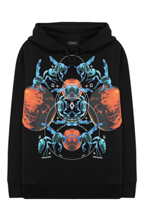 Хлопковое худи Marcelo Burlon Kids of Milan