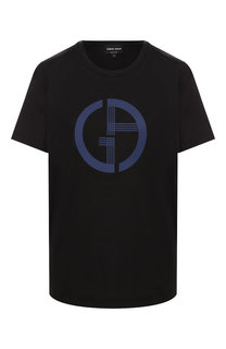 Хлопковая футболка Giorgio Armani