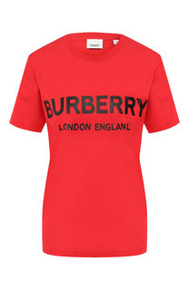 Хлопковая футболка Burberry